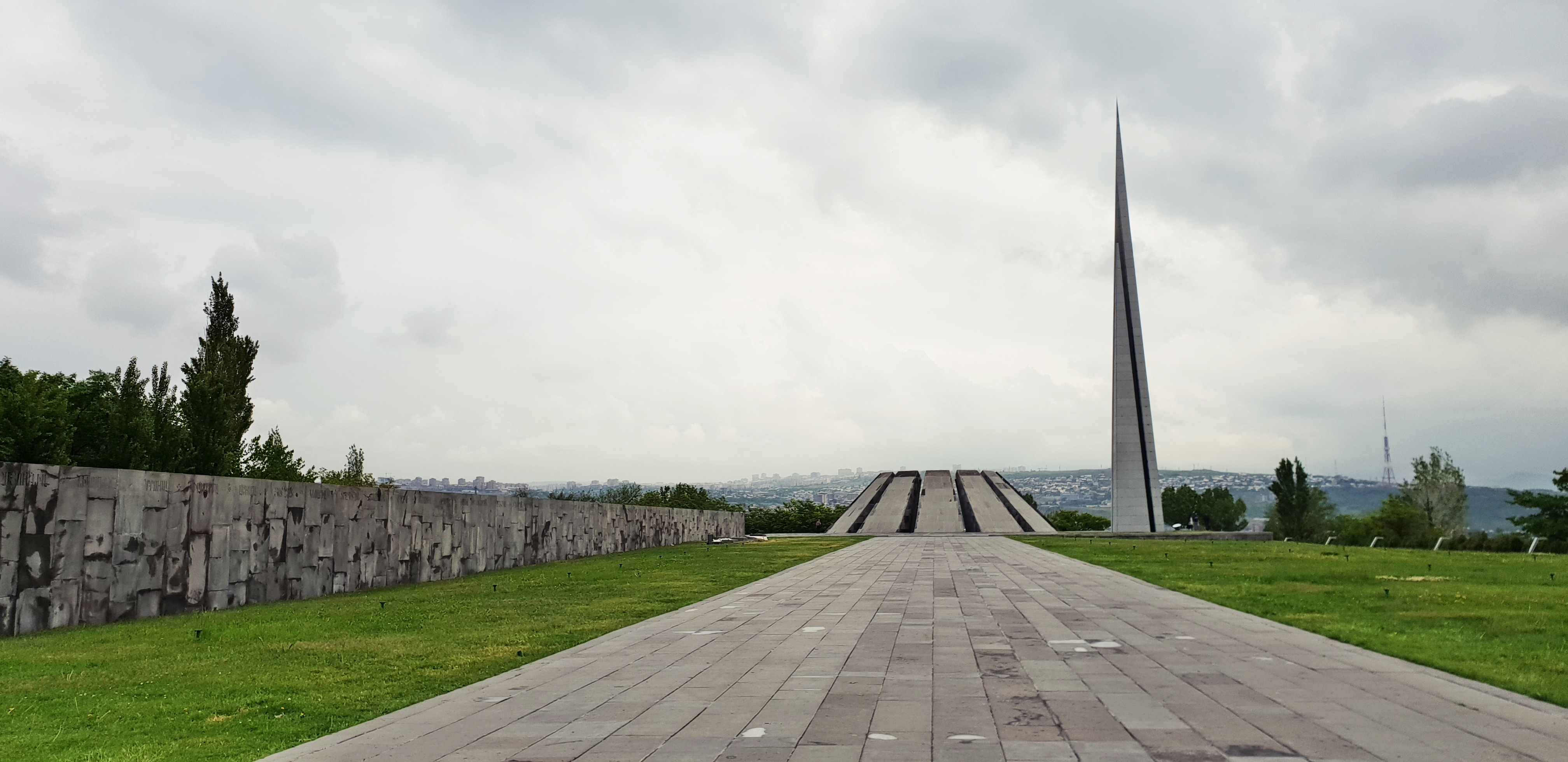 The memorial was built to commemorate the Armenians killed during the genocide