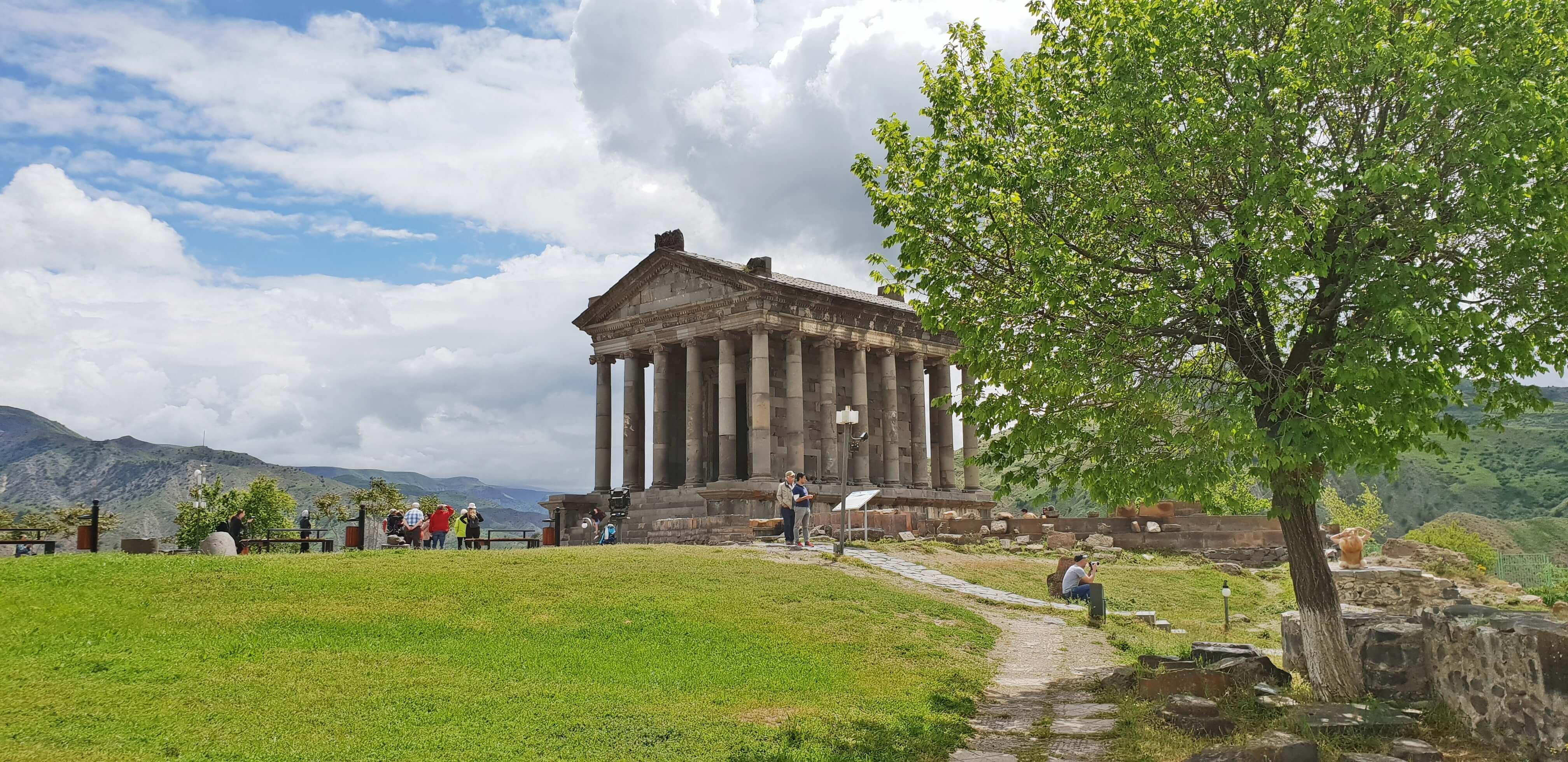 Garni temple is the only non-Christian entity in Armenia