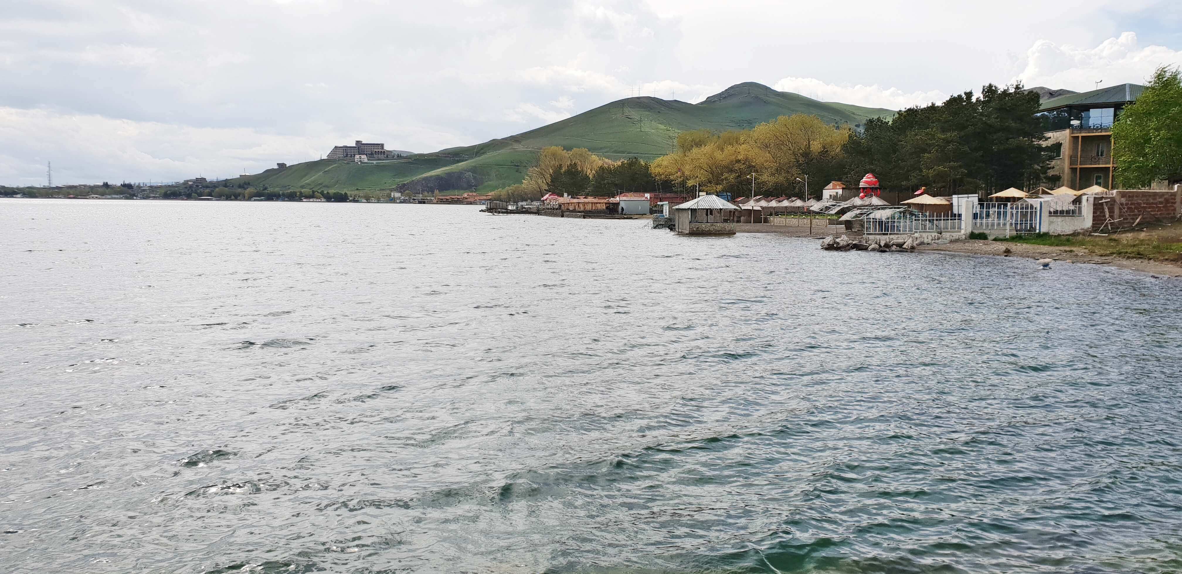 One of the most famous places in Armenia - Sevan Lake