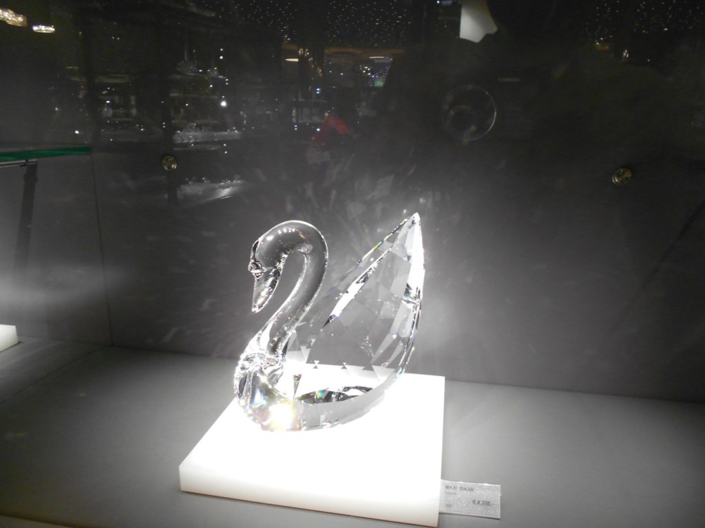 Stunning crystal work in the Swarovski museum