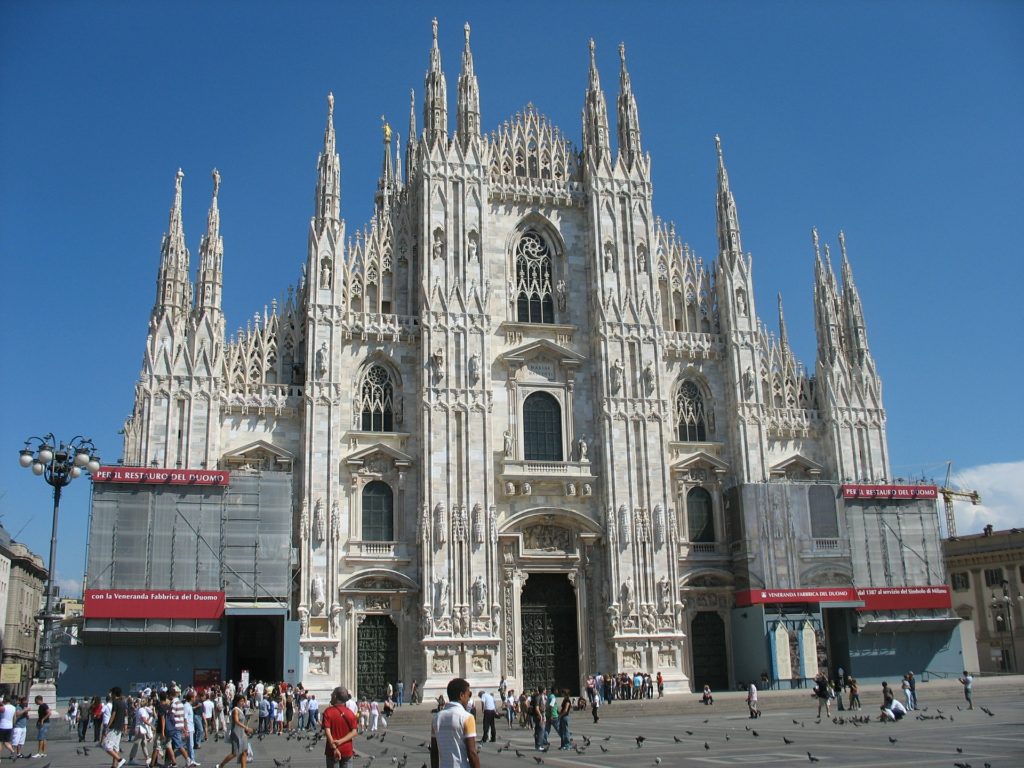 Duomo Di Milano is the most famous cathedral in Milan