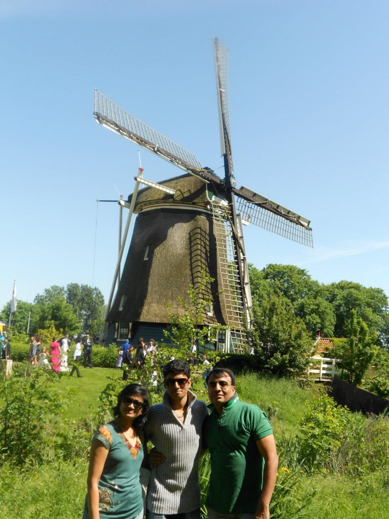 Visiting the windmill was a fun experience in itself