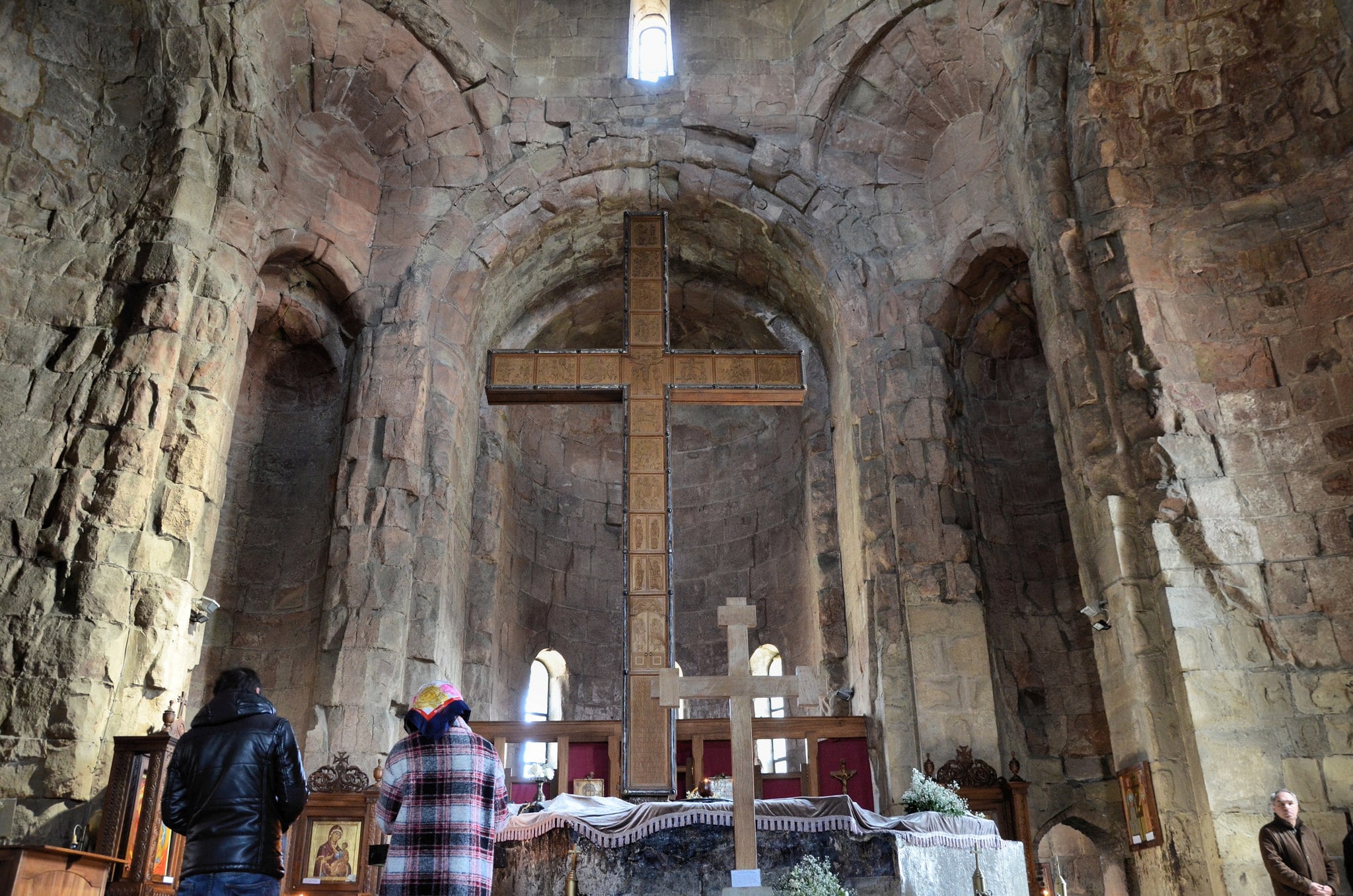 The Holy Cross inside the Jvari Monastery