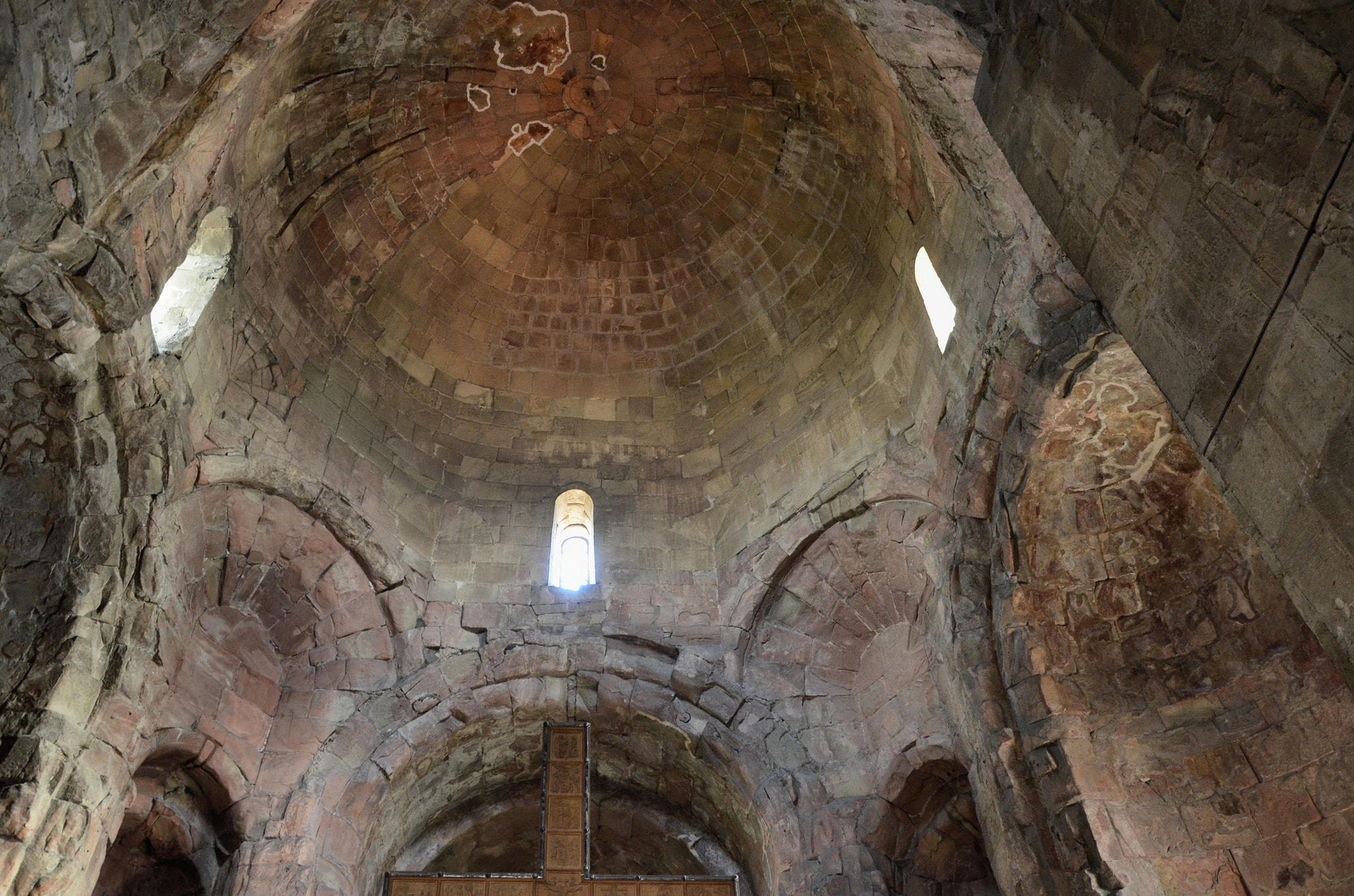 Damaged interiors of the Jvari Monastery