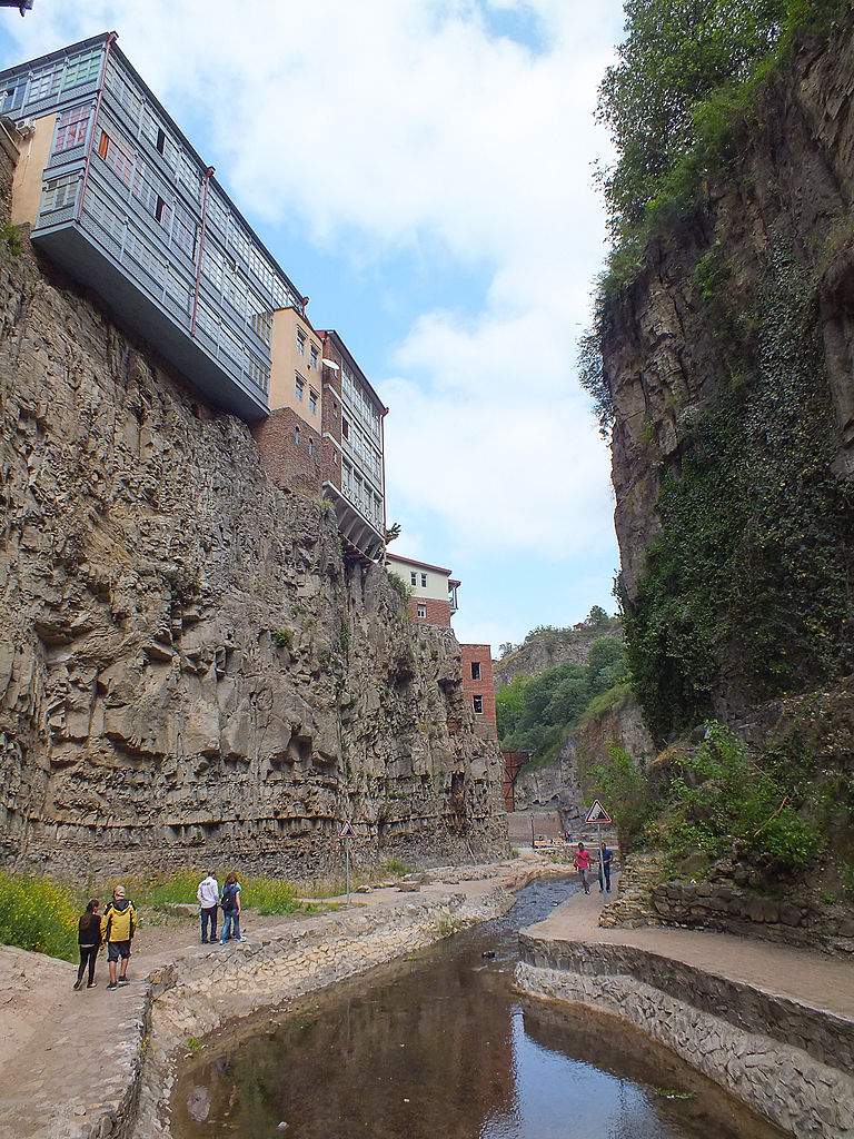 The Leghvtakhevi gorge in Old Tbilisi