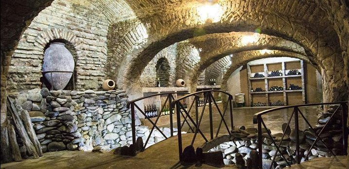 Wine tasting at the Old Cellar Wine Bar in Tbilisi