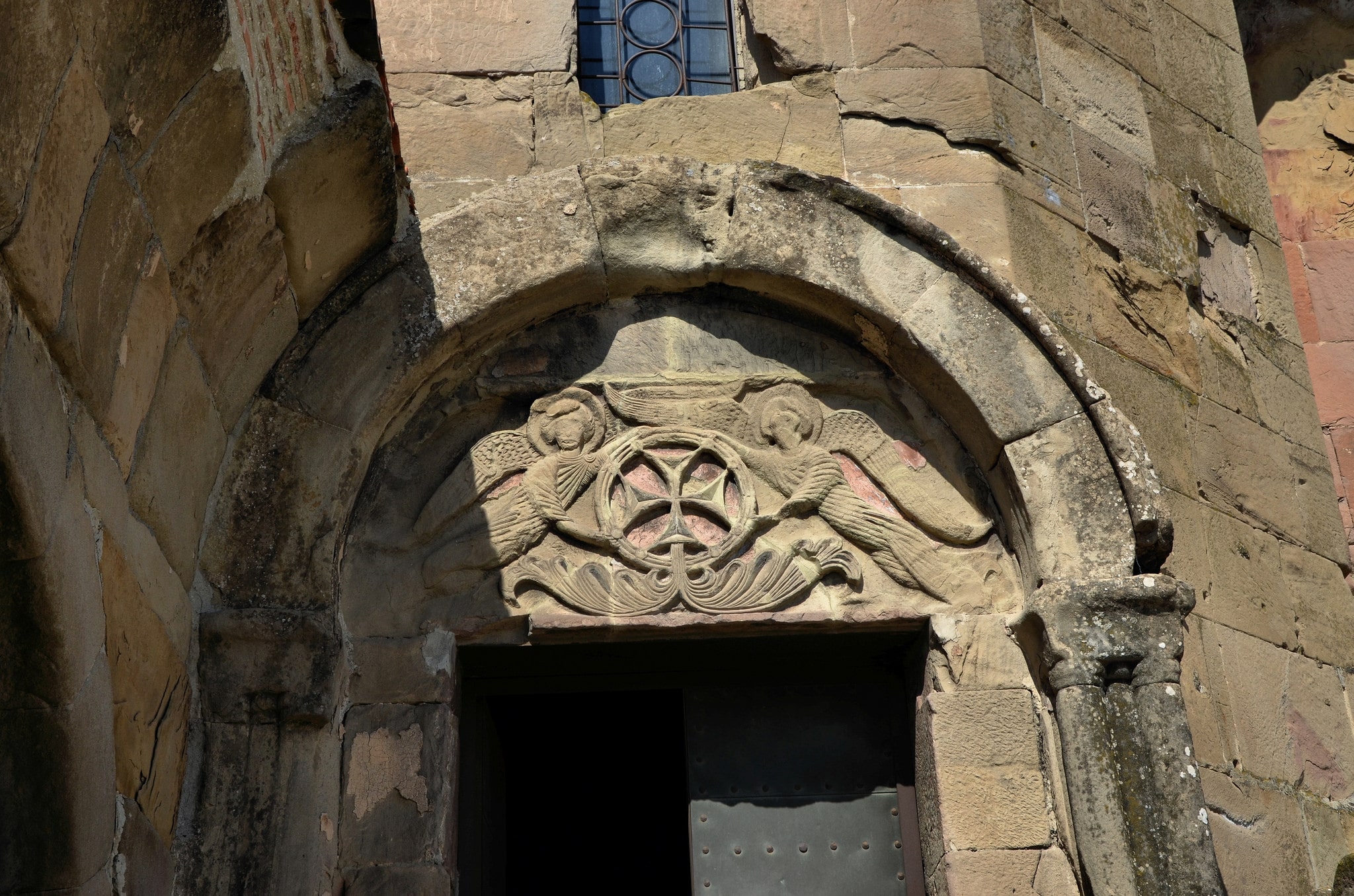 Outer facades of the monastery decorated with bas-relief structures