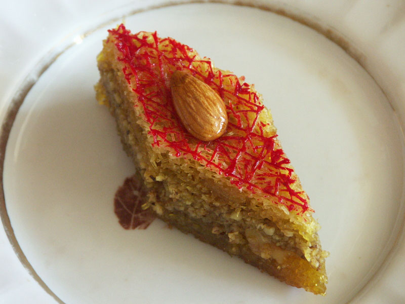 Pakhlava is a pastry dessert made from dry fruits and honey