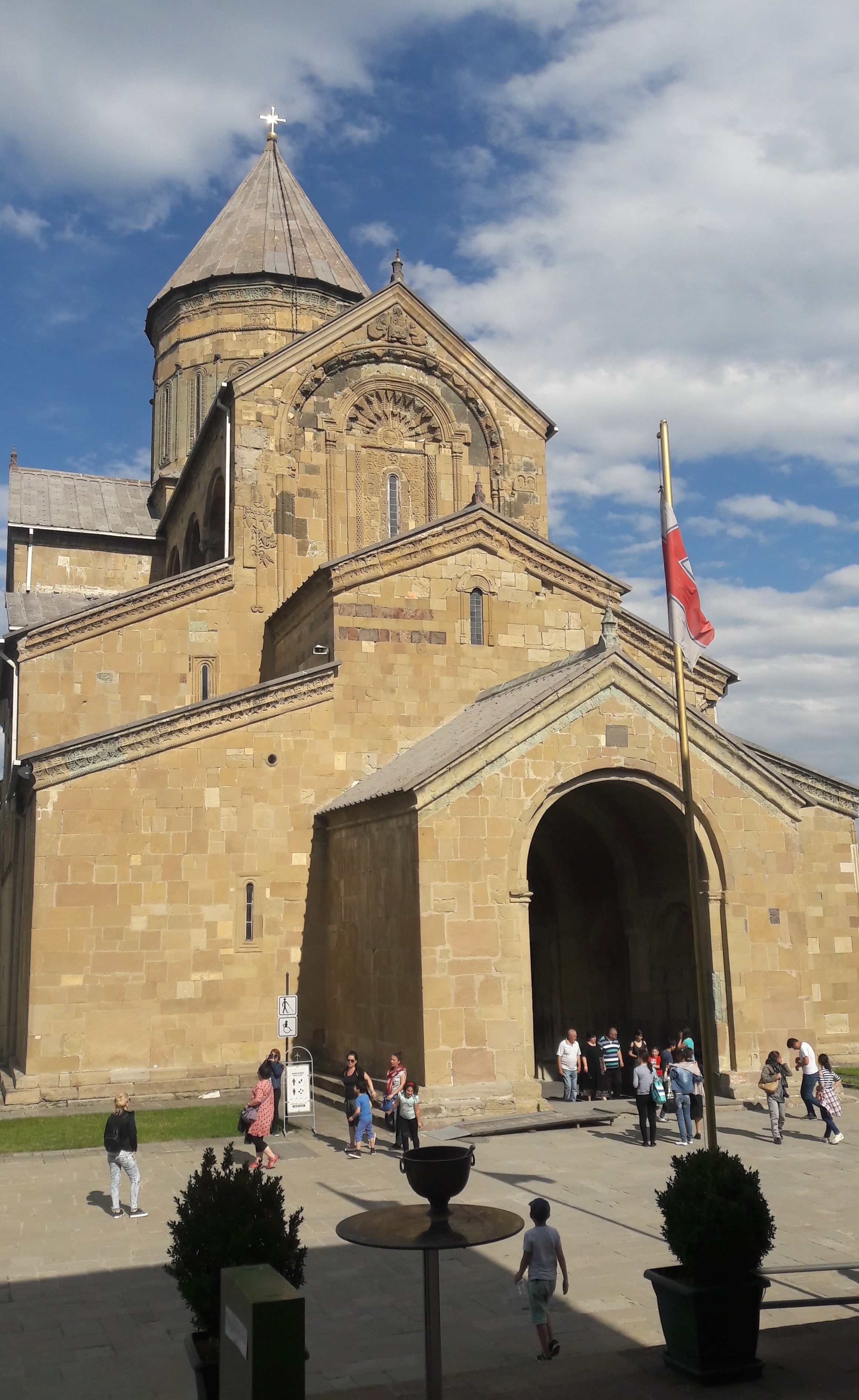 A view of the royal and magnificent Svetitskhoveli Cathedral