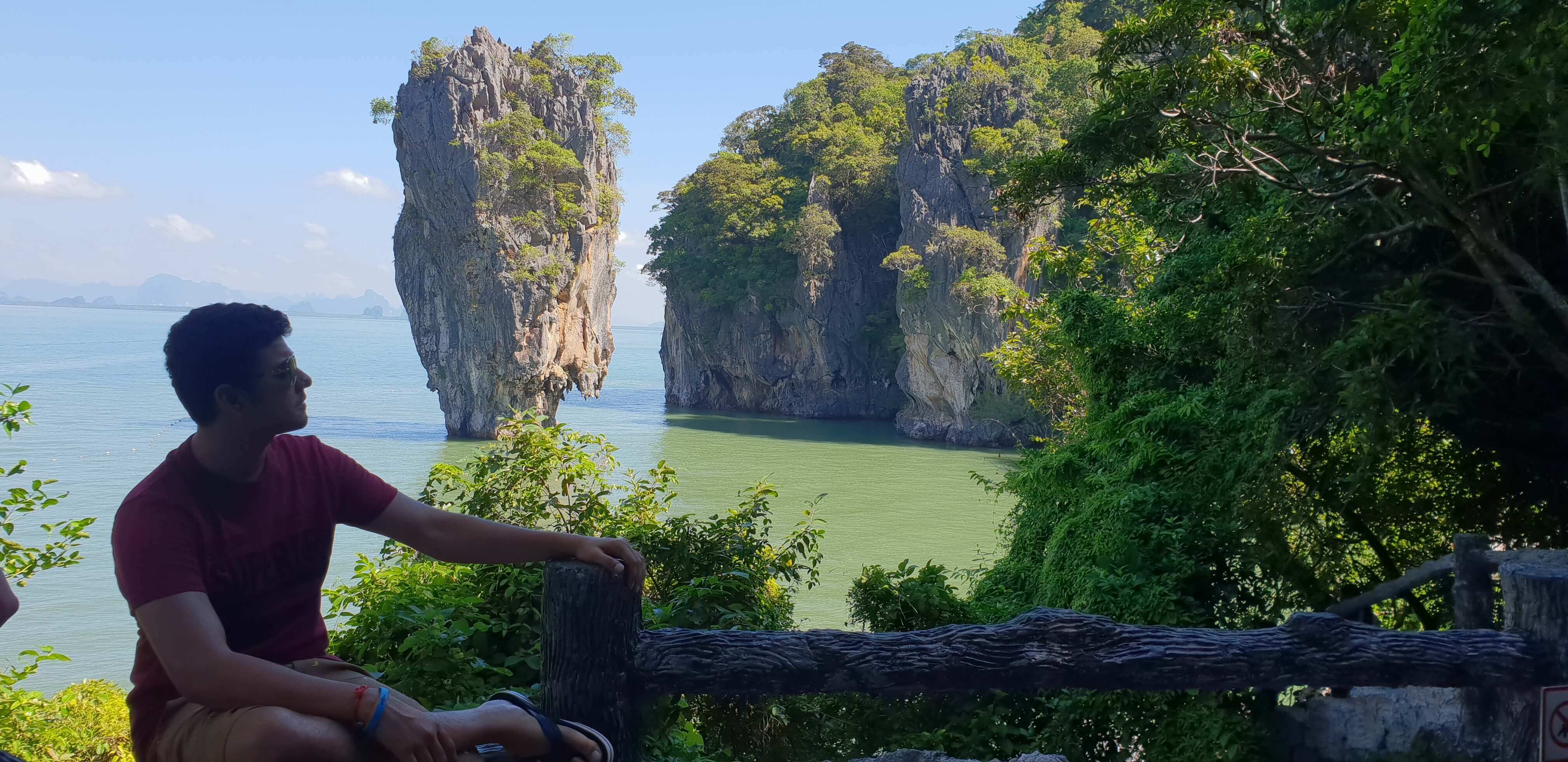 The scenic Khao Phing Kan also known as James Bond island