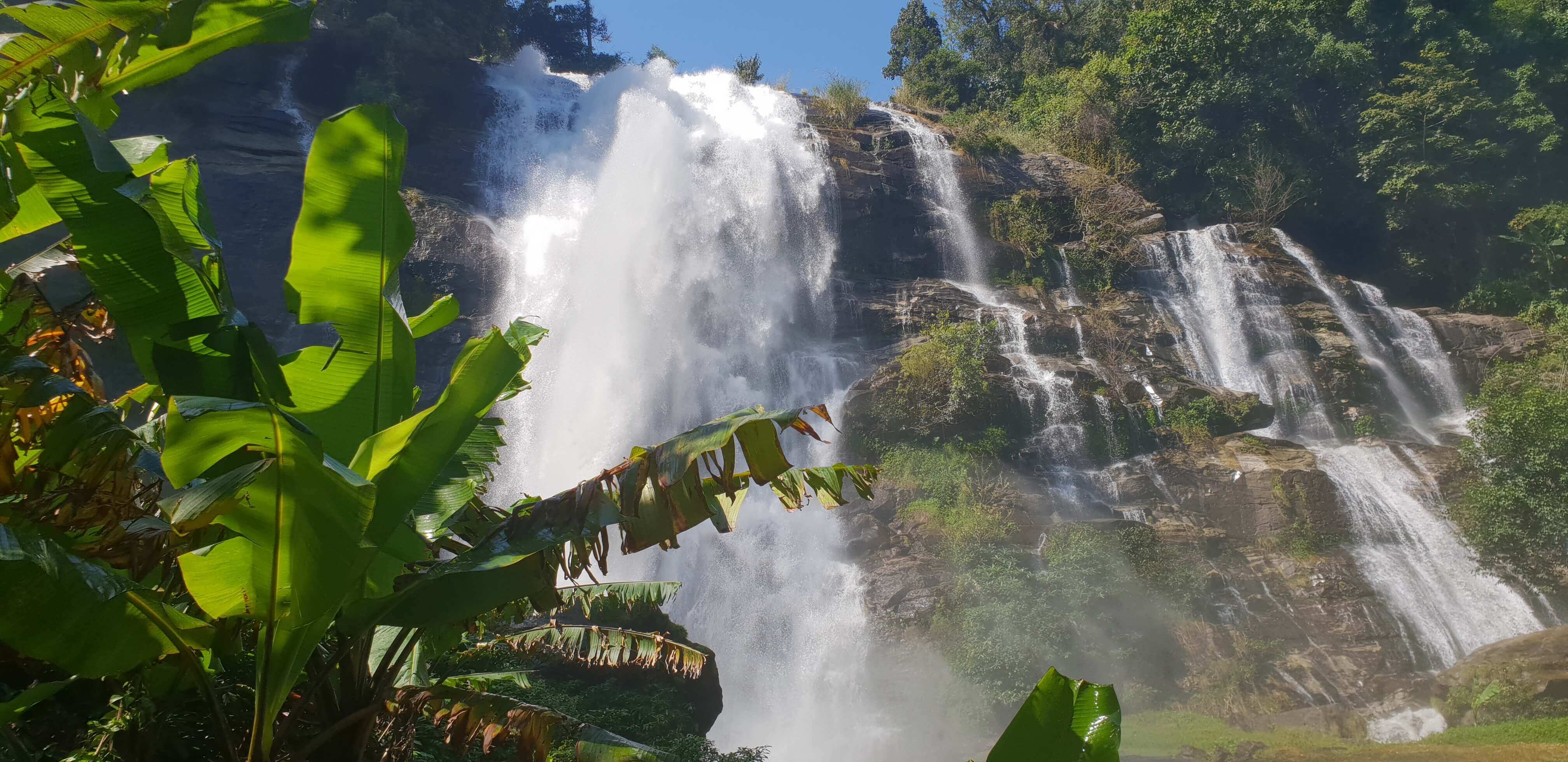 The stunning Wachirathan waterfall