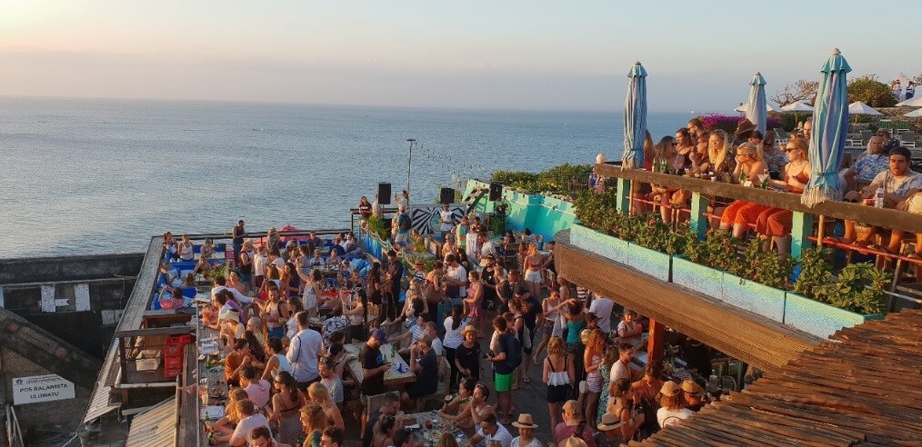 Experiencing night life at Single Fin is something you have to do In Uluwatu
