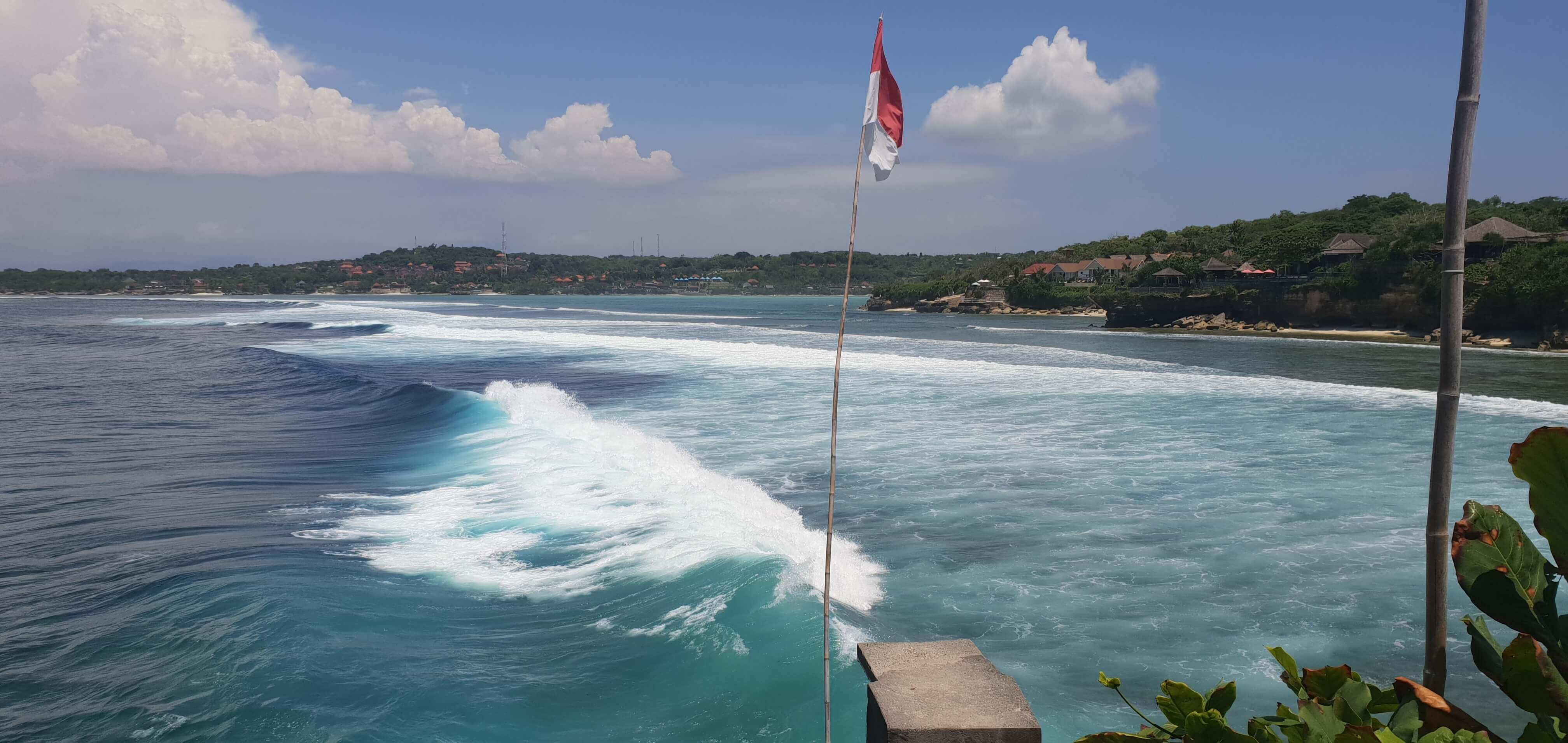 Cliff jumping at Mahana point is one of the most thrilling things to do in Nusa Lembongan