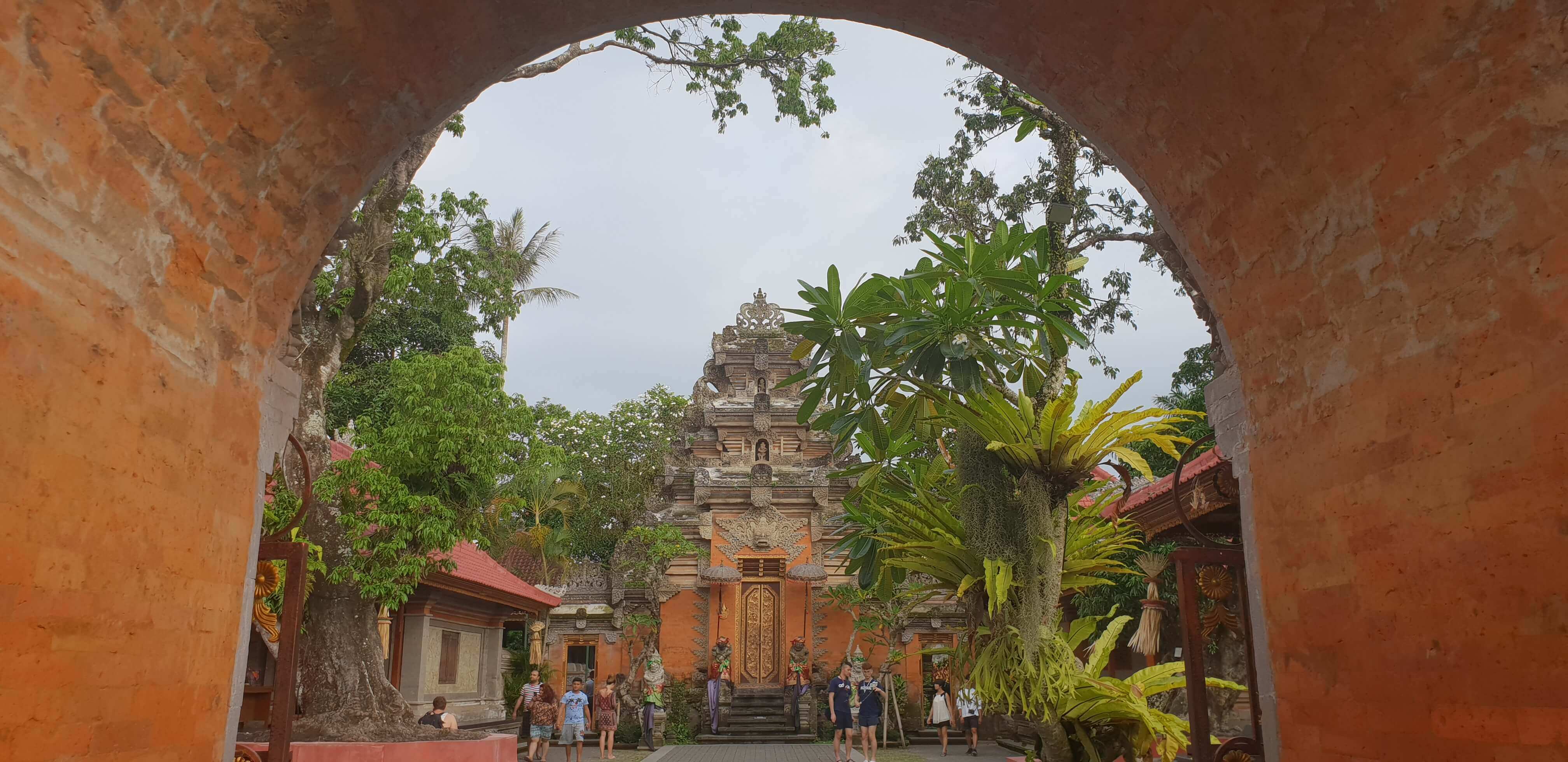 A view of the Puri Saren Agung also called the Ubud Royal Palace