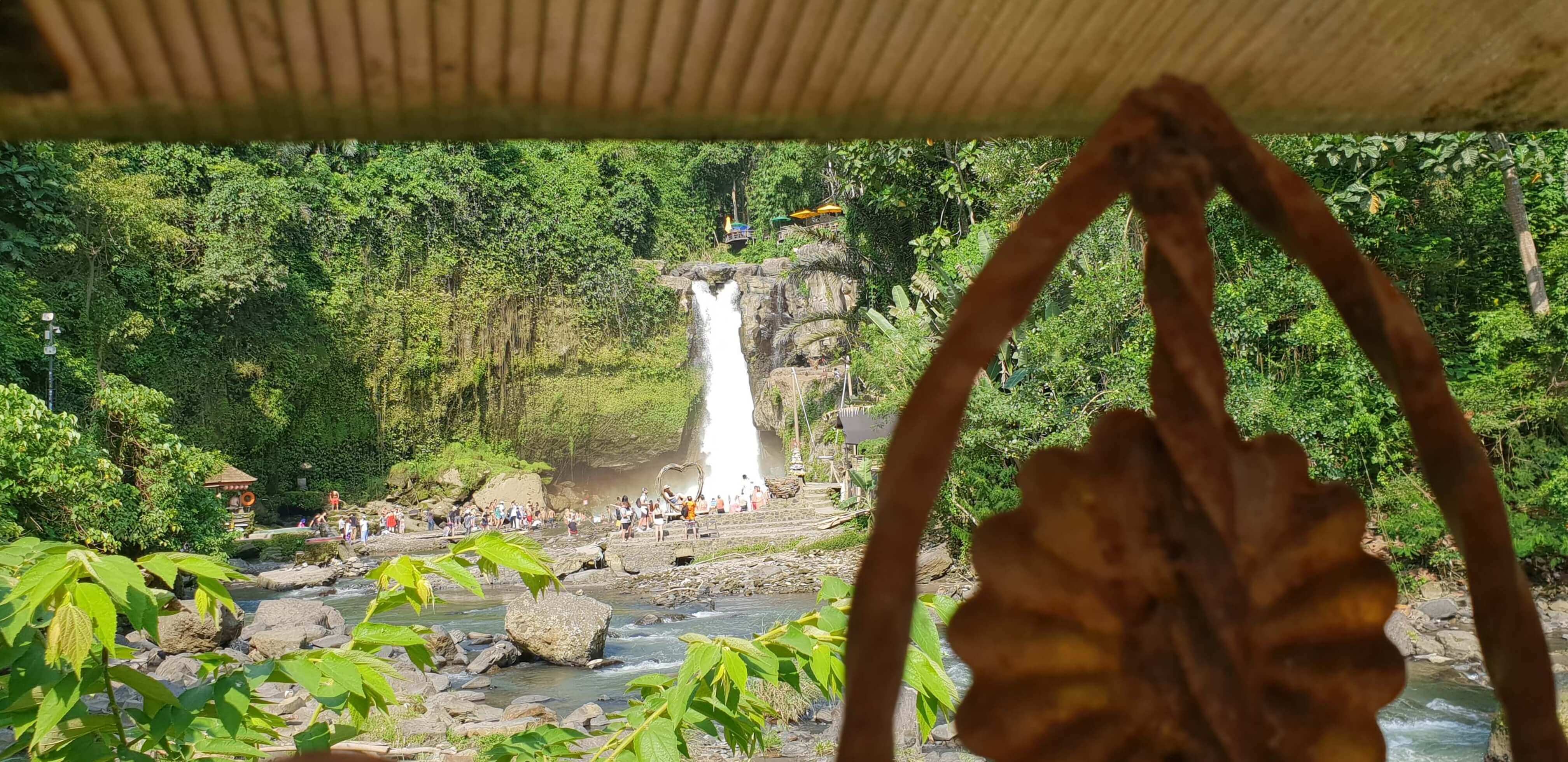 My bird's eye capture of the splendid Tegenungan Waterfall