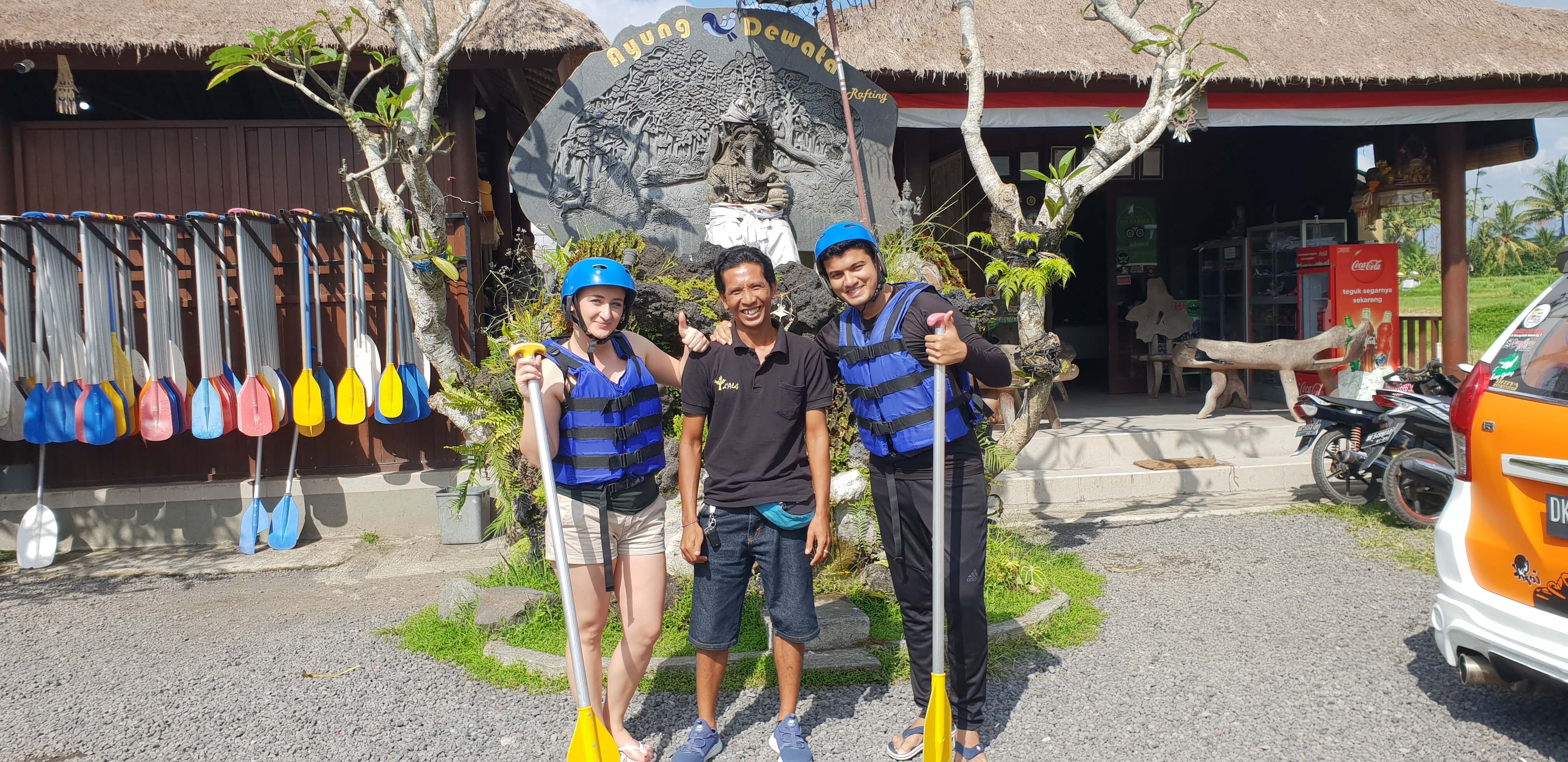 Our Ubud itinerary began on an action packed note as we went river rafting in Ayung river as soon as we stepped into Ubud