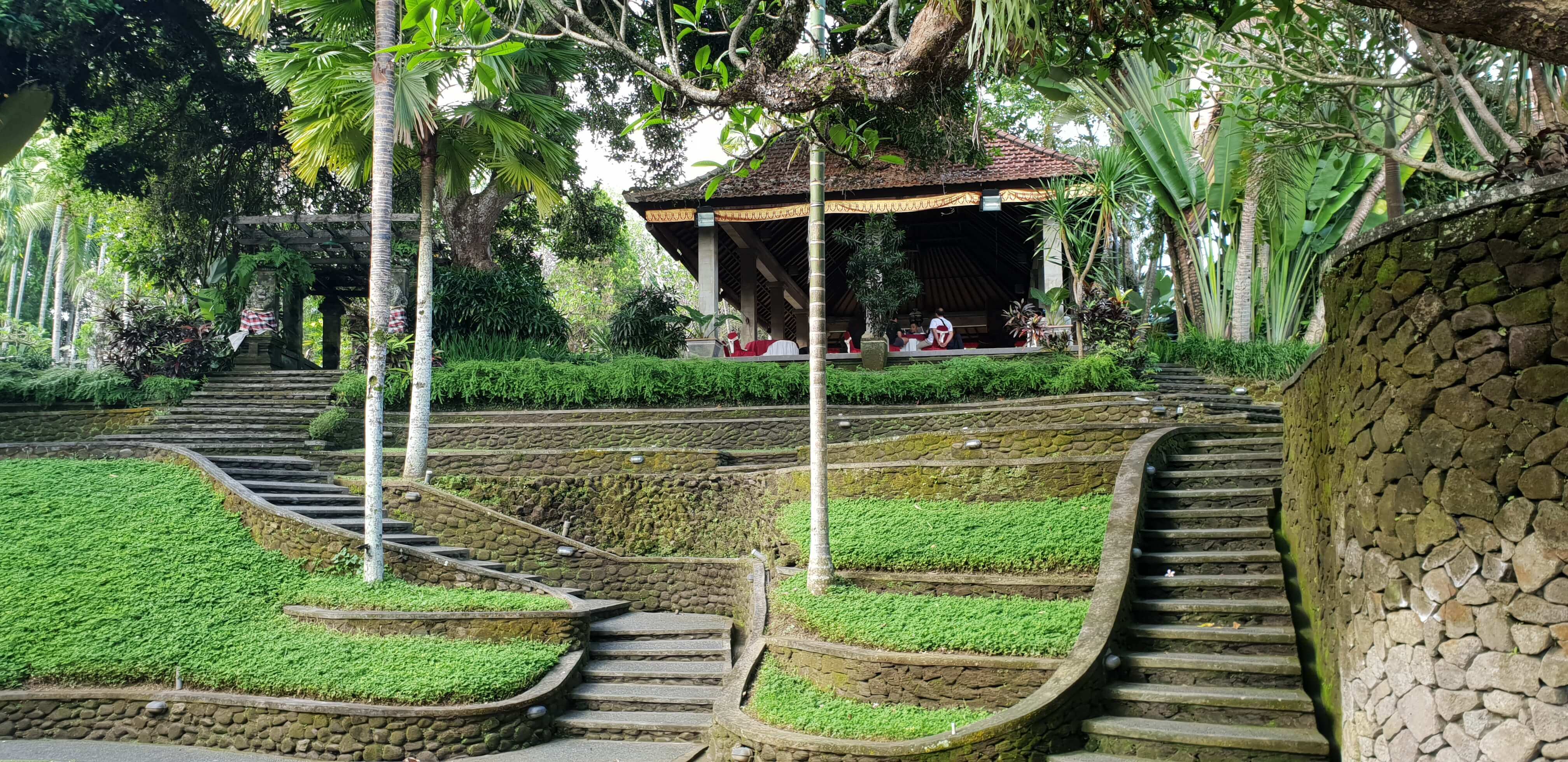 The green gardens on the premises of the museum are a welcome change from the crowded streets of Ubud
