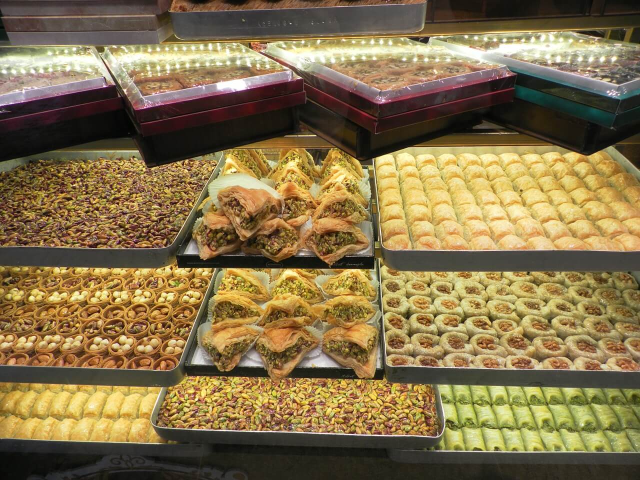 A 'delectable' view of the Turkish desserts in the Bazaar