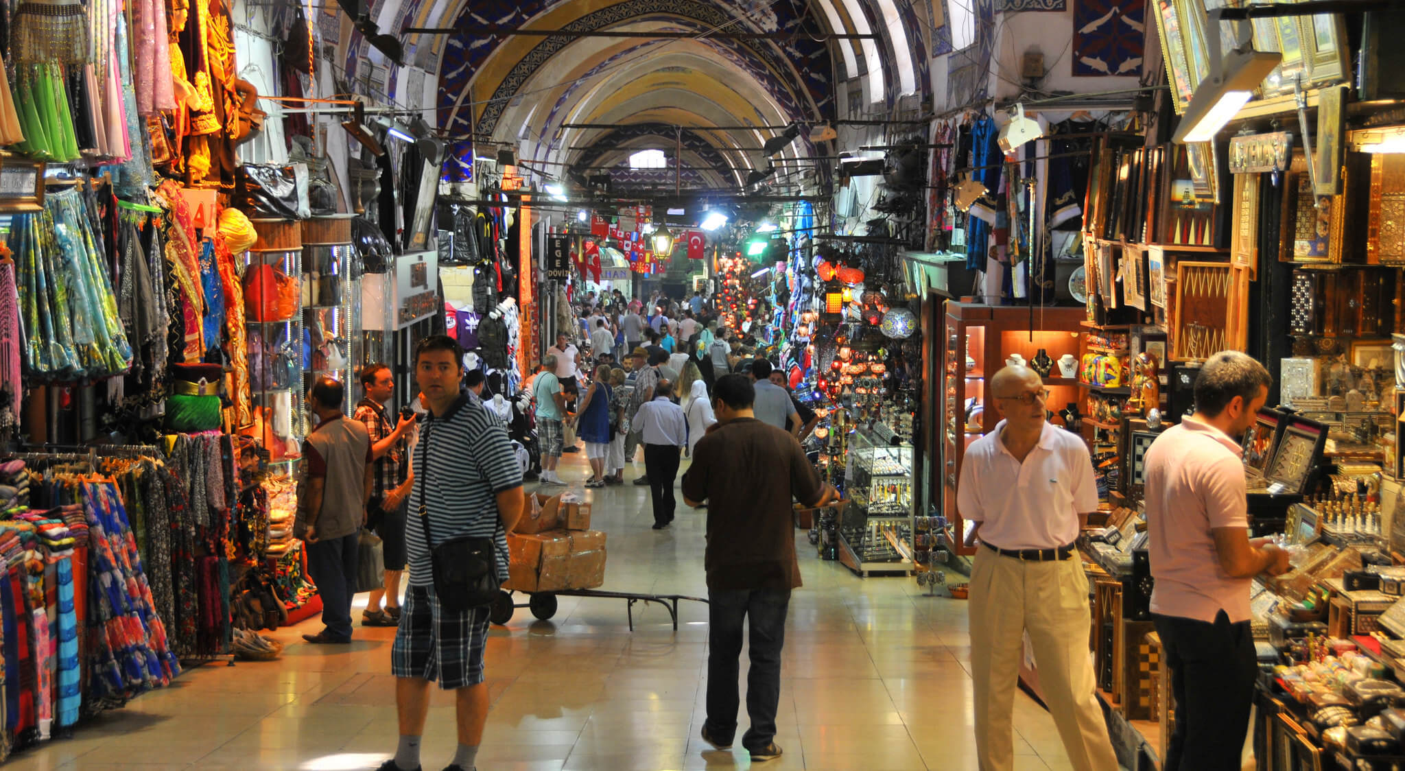 You could literally spend 4 days in Istanbul's Grand Bazaar and still not be able to fully explore it as it is the oldest and largest covered market in the world