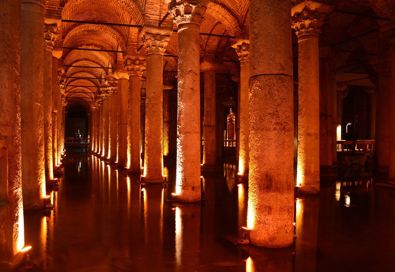 The Basilica Cistern, which was once a major water reservoir of Constantinople, is a place you have to include in your 4 days Istanbul itinerary for it's sheer historical significance