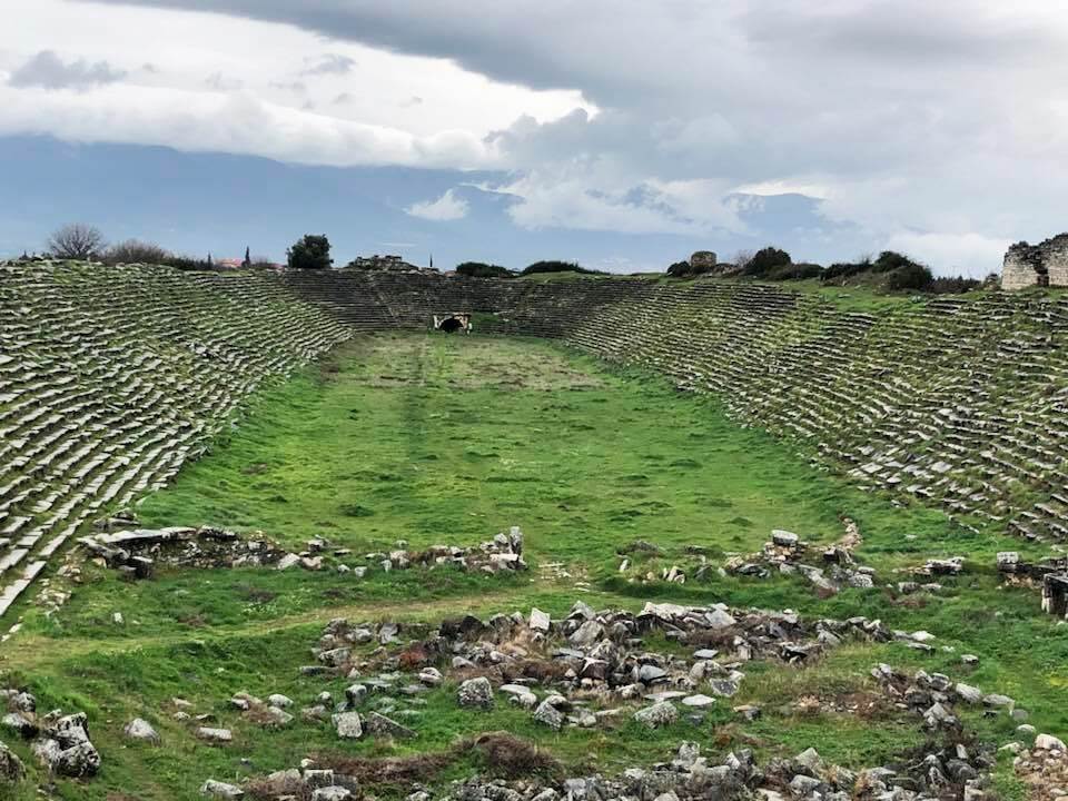 The huge stadium called Augusteum, dedicated to the emperor Augustus in Aphrodisias