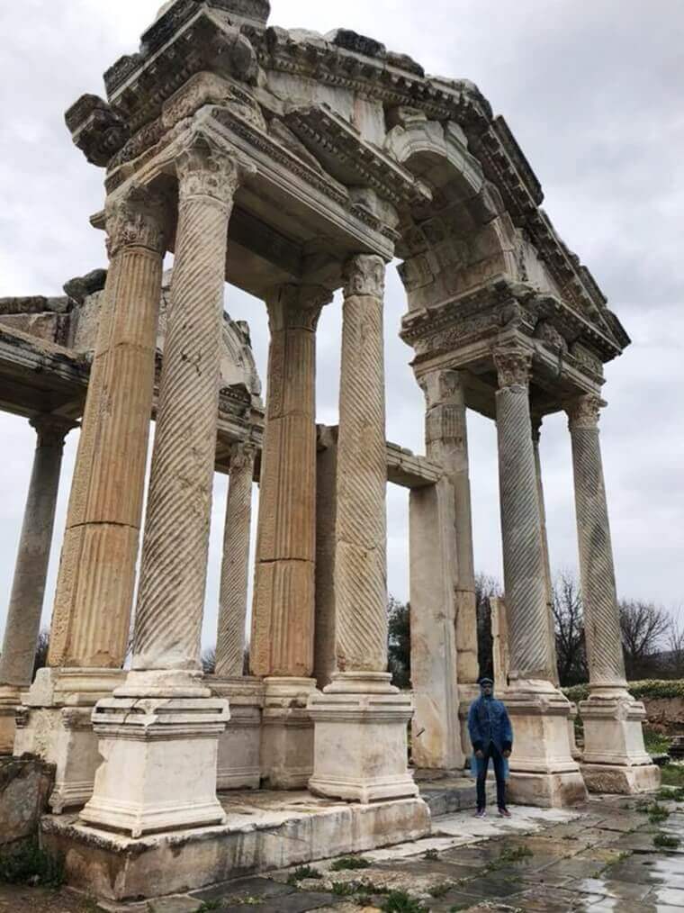 The monumental gateway in Aphrodisias