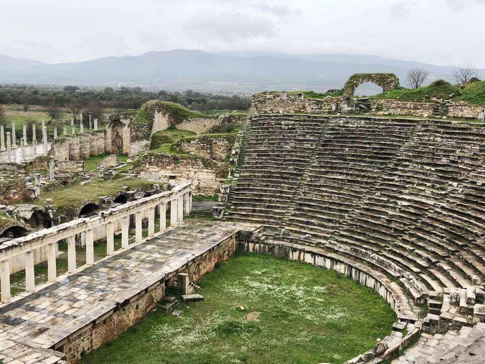 View of the Amphitheatre at Aphrodisias
