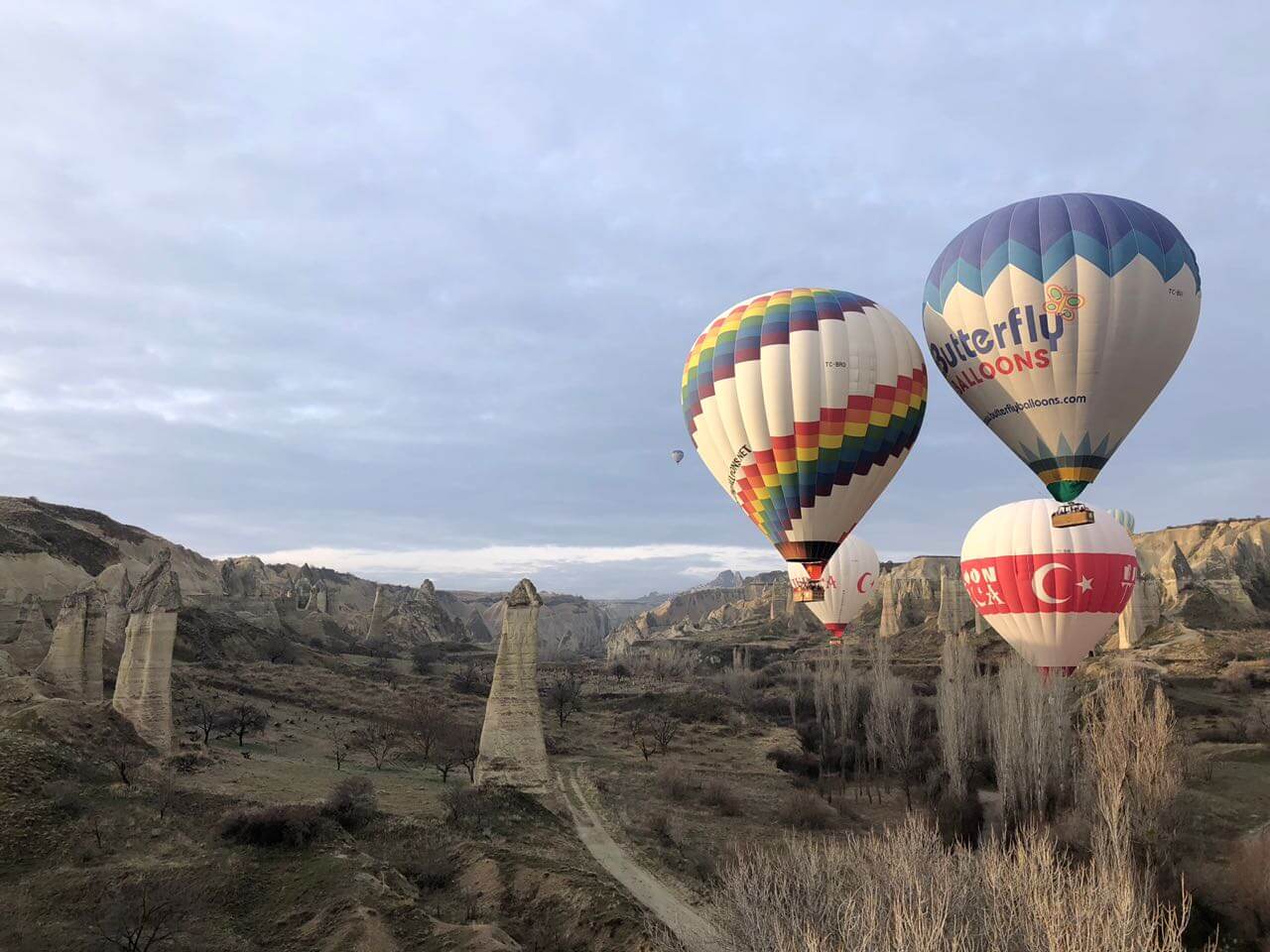 Royal Balloon gives you the best vantage point to see the rocky terrain from a close distance