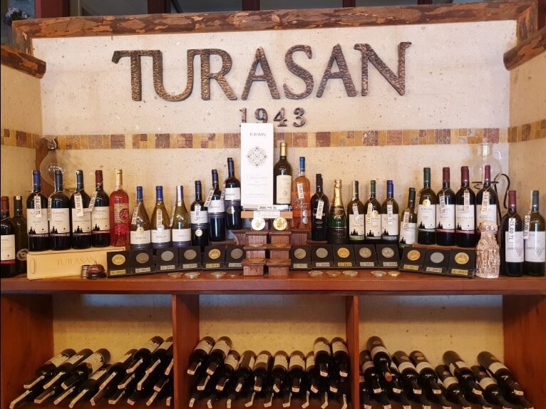 Thanks to the Cappadocia Red and Green tours, I got to taste different varieties of wine at Turasan Sarapcilik in Urgup