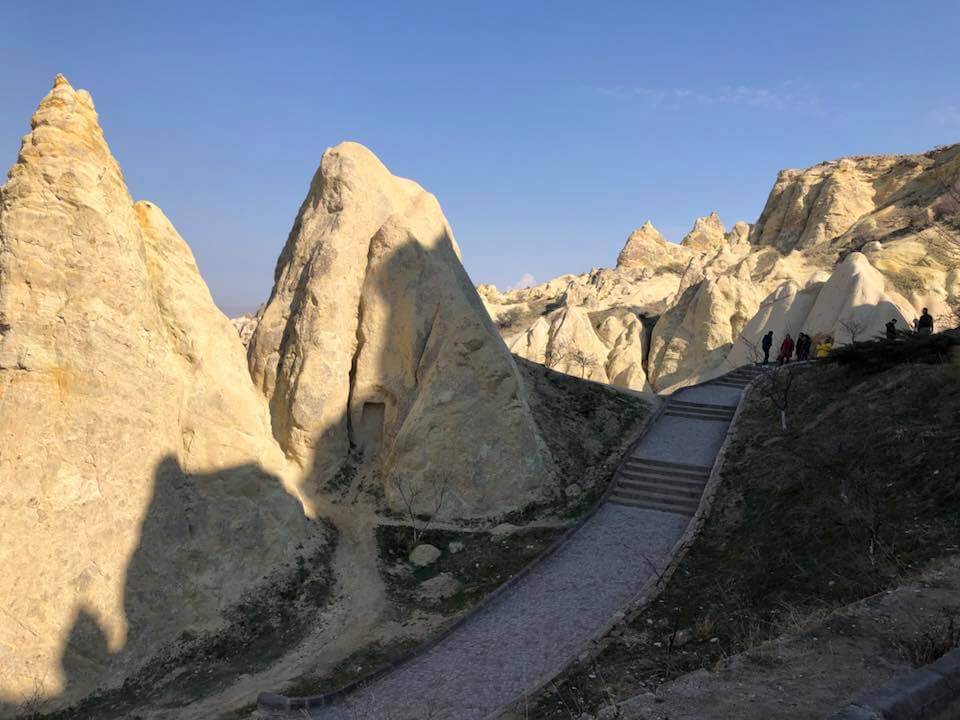 You feel like you're walking in a parallel universe when exploring the Goreme Open Air Museum