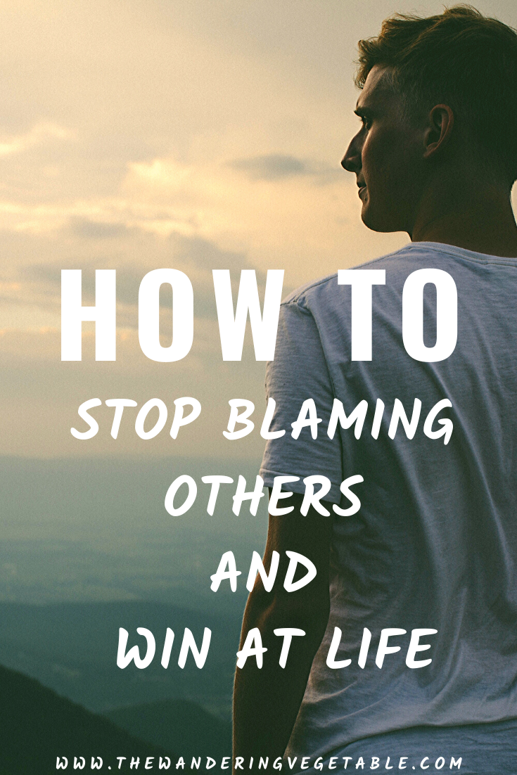 How to stop the blame game and progress in life