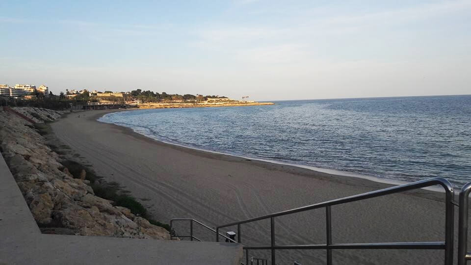 The gorgeous Tarragona beach is the penultimate site in the day trip to Tarragona