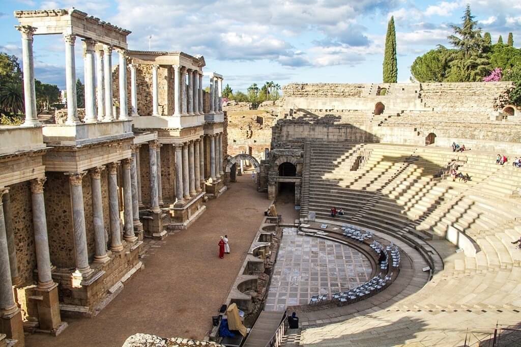 Merida is a mini Rome in Spain that is home to well-preserved Roman relics