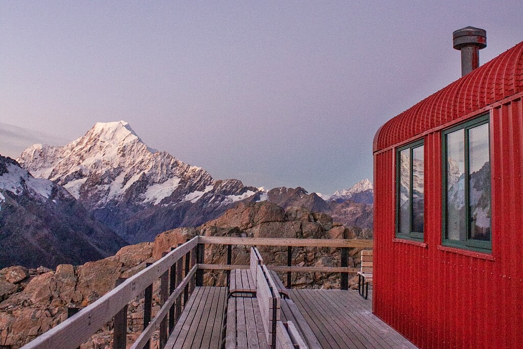 Sunset at Mueller Hut in Mount Cook National Park is an experience that has to be seen to be believed