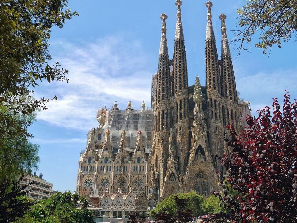 Visiting the glorious Sagrada Familia in Barcelona is a Spanish bucket list activity you cannot miss