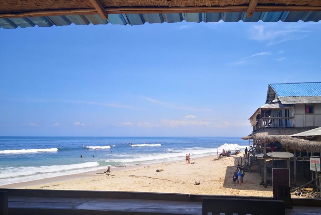 Balangan Beach is one of the secret spots in Bali that is ideal for surfers