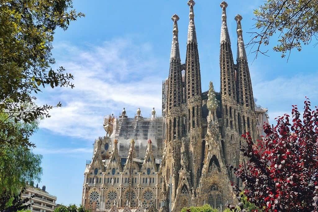 Sagrada Familia Cathedral is one of the most popular tourist attractions in Barcelona