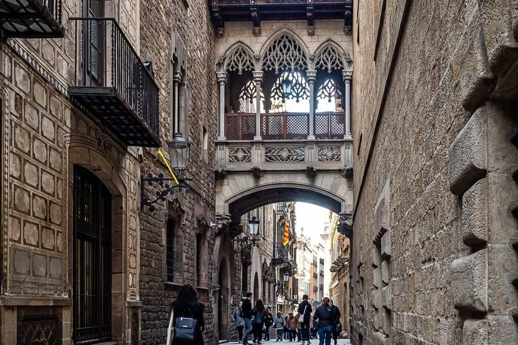 Taking a stroll in the Gothic Quarter has to be at the top of your Barcelona bucket list