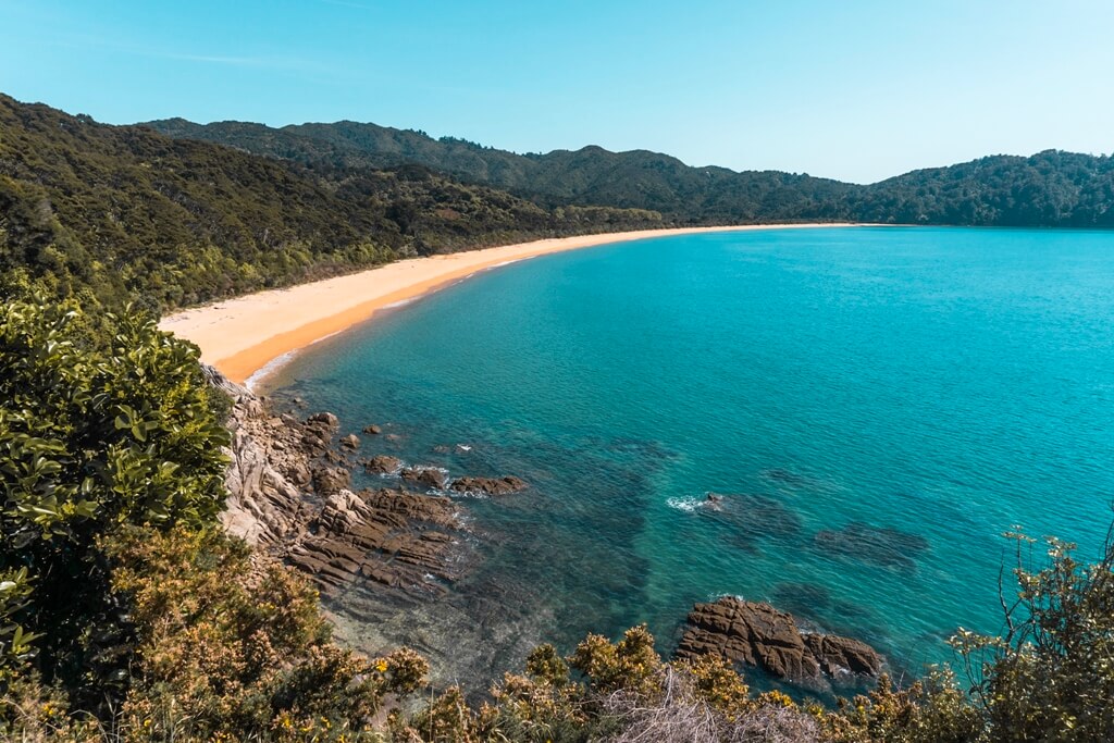 The Abel Tasman Coast Track offers some of the most  gorgeous natural scenery in New Zealand's South Island