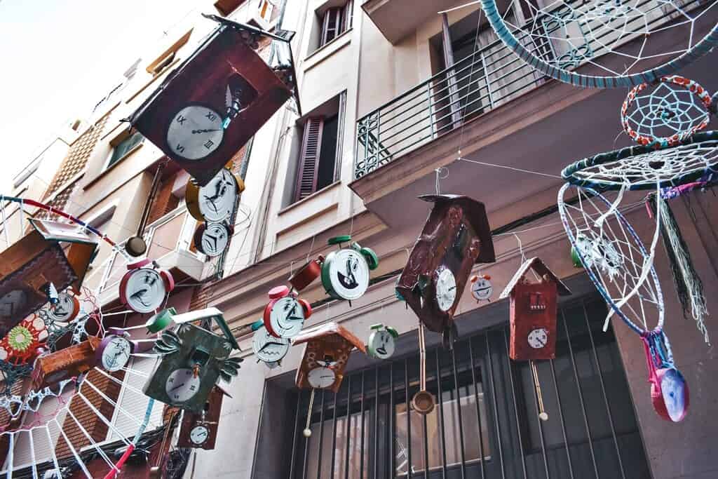 The streets of Barcelona come to life during Festa Major de Gracia celebrations