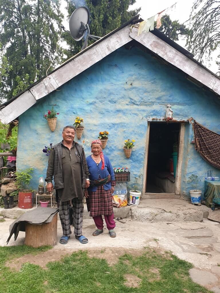 The owner of the Kalzang Dhaba and his wife welcome you with a radiant smile and feed you mouthwatering food with a lot of love