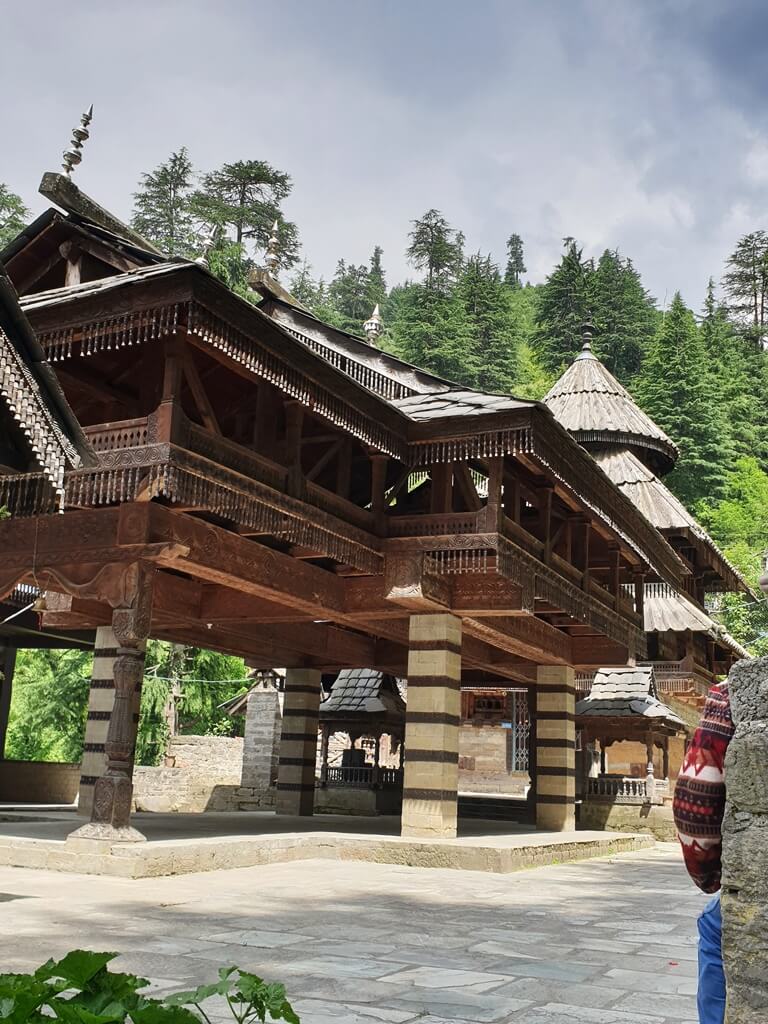 Visiting the three roofed Tripura Sundari temple is one of the spiritual things to do in Naggar