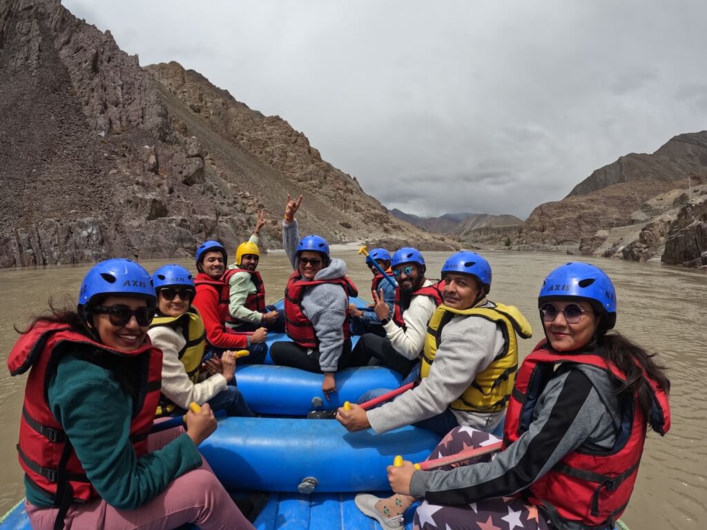 A rafting expert and guide will brief you before the journey and guide you during the activity