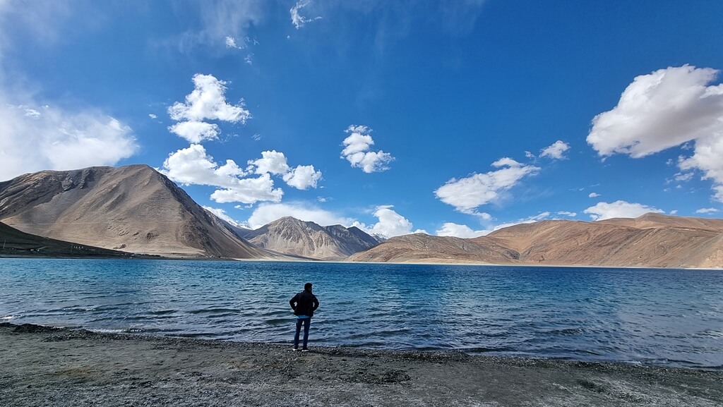 I couldn't help but go near the Pangong Lake and soak in the sights and sounds around the immaculate water body
