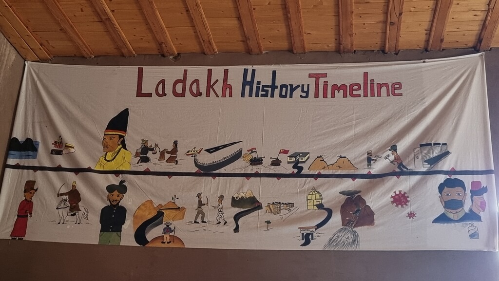 Students at Secmol are taught Ladakh's cultural history so that they remain connected to their roots