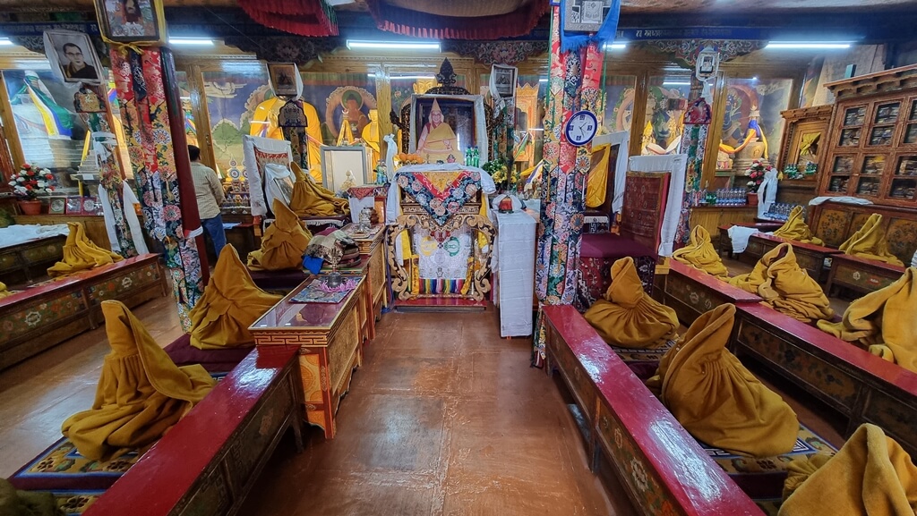 The Assembly Hall inside Likir Monastery